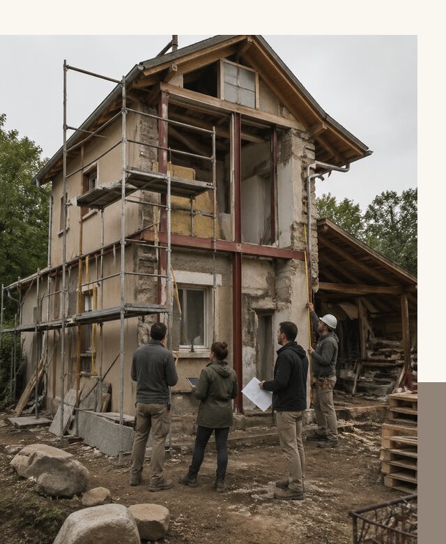 Реконструкция загородного дома под ключ в Самаре от бюро