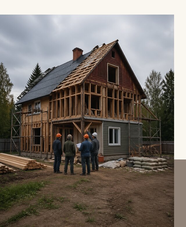 Реконструкция дачного дома в Самаре под ключ с проектом