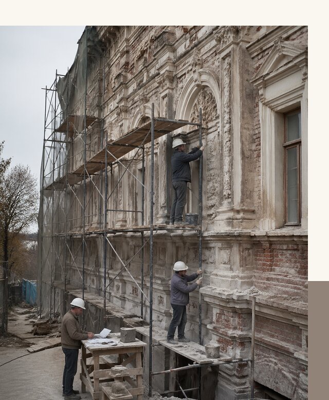Реставрация объектов культурного наследия под ключ в Самаре