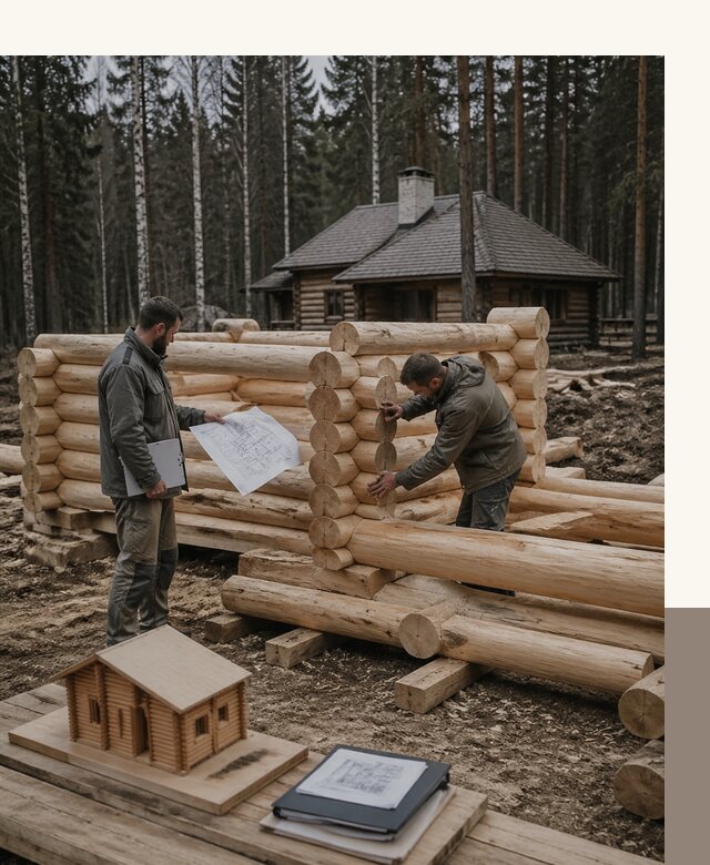 Проектирование и строительство домов из бревна в Самаре